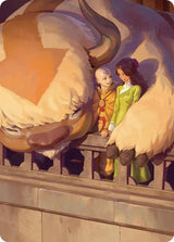 Aang and Katara Art Card - Magic: The Gathering