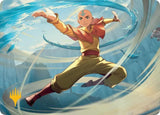 Aang, Swift Savior Art Card (Gold-Stamped Planeswalker Symbol) - Magic: The Gathering