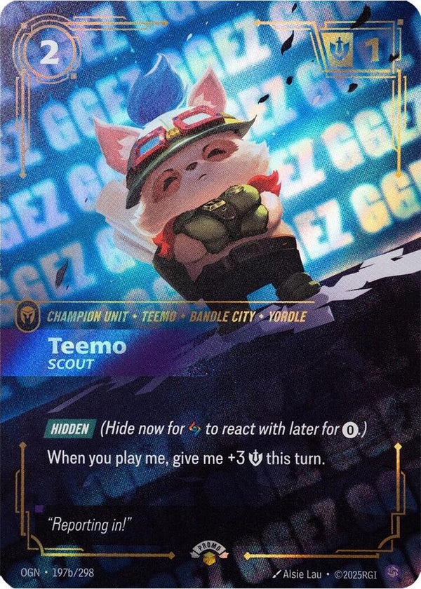 Teemo - Scout (GG EZ) - Riftbound: League of Legends TCG