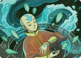 Aang, at the Crossroads Art Card - Magic: The Gathering