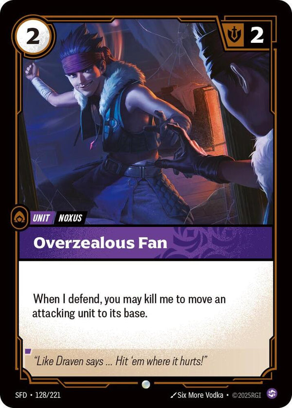 Overzealous Fan - Riftbound: League of Legends TCG