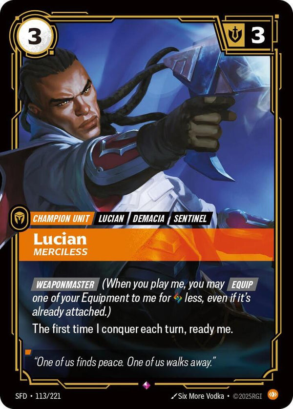 Lucian - Merciless - Riftbound: League of Legends TCG