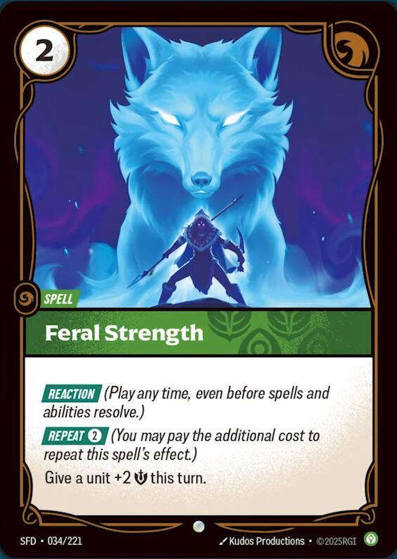 Feral Strength - Riftbound: League of Legends TCG
