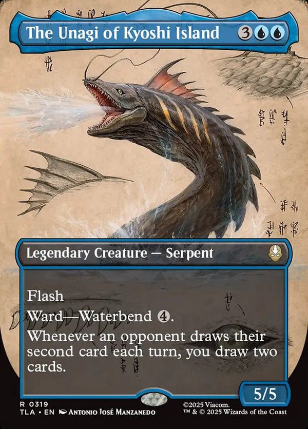 The Unagi of Kyoshi Island (Borderless) - Magic: The Gathering