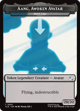 Aang, Awoken Avatar - Marit Lage // Treasure Double-Sided Token - Magic: The Gathering