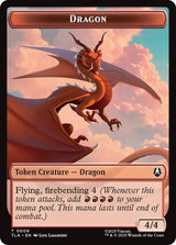 Dragon // Food (0019) Double-Sided Token - Magic: The Gathering
