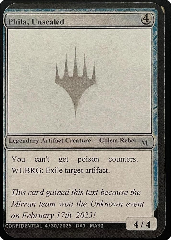Phila, Unsealed (Reprint) - Magic: The Gathering