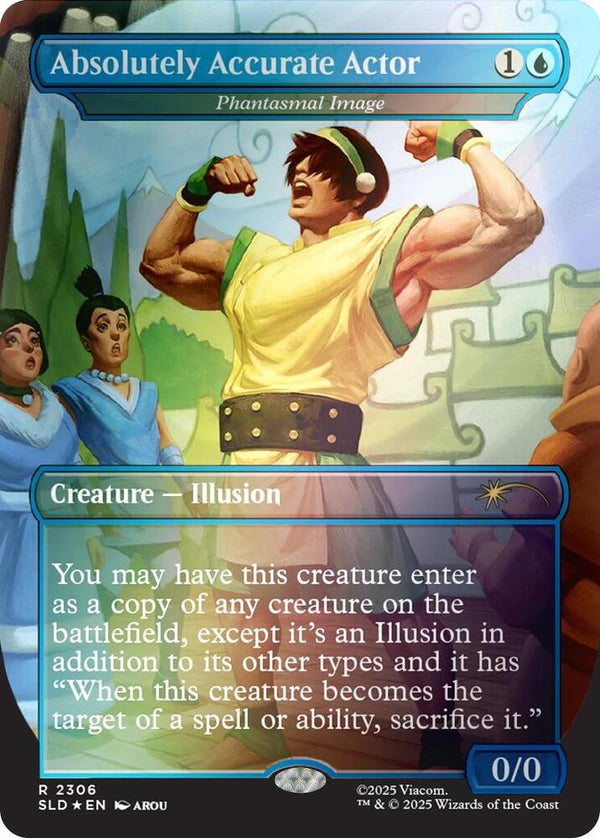 Absolutely Accurate Actor - Phantasmal Image (Rainbow Foil) - Magic: The Gathering