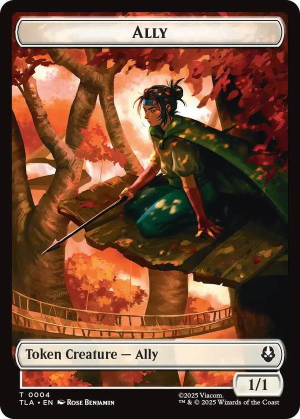 Ally (0004) // Soldier (0011) Double-Sided Token - Magic: The Gathering