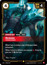 Draven - Vanquisher (Alternate Art) - Riftbound: League of Legends TCG