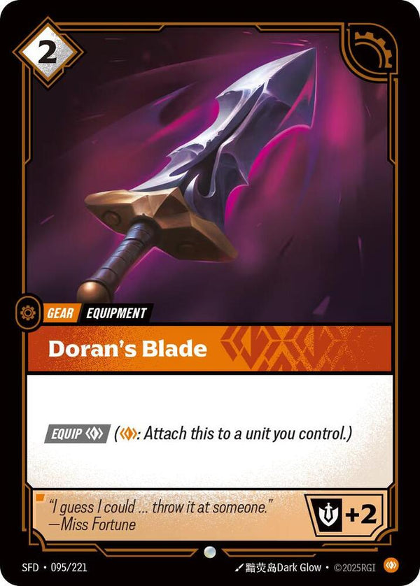 Doran's Blade - Riftbound: League of Legends TCG