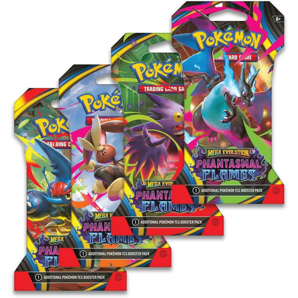 Phantasmal Flames Sleeved Booster Pack Art Bundle [Set of 4] - Pokémon