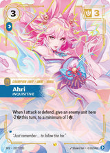 Ahri - Inquisitive (Signature) - Riftbound: League of Legends TCG