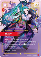 Vayne - Hunter (Overnumbered) - Riftbound: League of Legends TCG