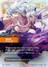 Sett - Brawler (Overnumbered) - Riftbound: League of Legends TCG