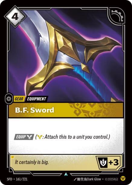 B.F. Sword - Riftbound: League of Legends TCG