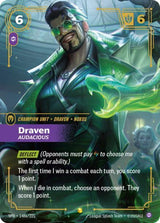 Draven, Audacious (Alternate Art) (SFD 148a/221) - Riftbound: League of Legends TCG