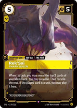 Rek'Sai, Swarm Queen - Riftbound: League of Legends TCG
