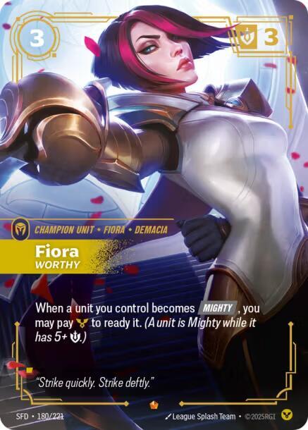 Fiora - Worthy - Riftbound: League of Legends TCG