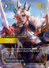 Fiora - Worthy (Alternate Art) - Riftbound: League of Legends TCG