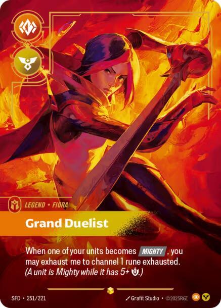 Fiora - Grand Duelist (Overnumbered) - Riftbound: League of Legends TCG