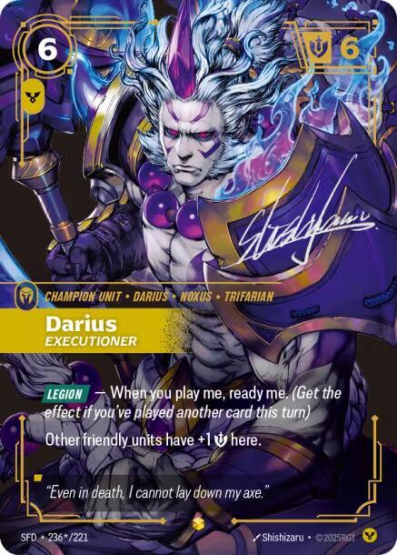 Darius - Executioner (Signature) - Riftbound: League of Legends TCG