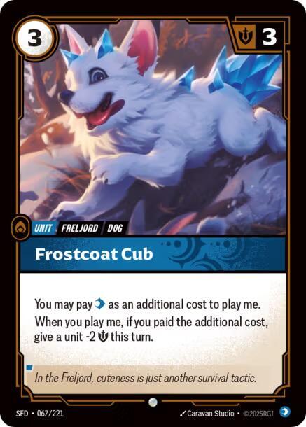 Frostcoat Cub - Riftbound: League of Legends TCG