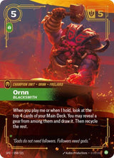 Ornn, Blacksmith - Riftbound: League of Legends TCG