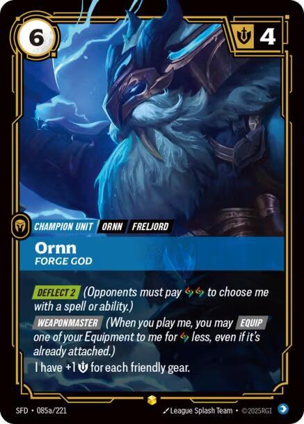Ornn - Forge God (Alternate Art) - Riftbound: League of Legends TCG