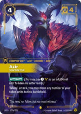Azir - Sovereign (Alternate Art) - Riftbound: League of Legends TCG