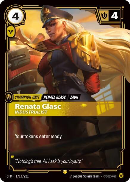 Renata Glasc - Industrialist (Alternate Art) - Riftbound: League of Legends TCG