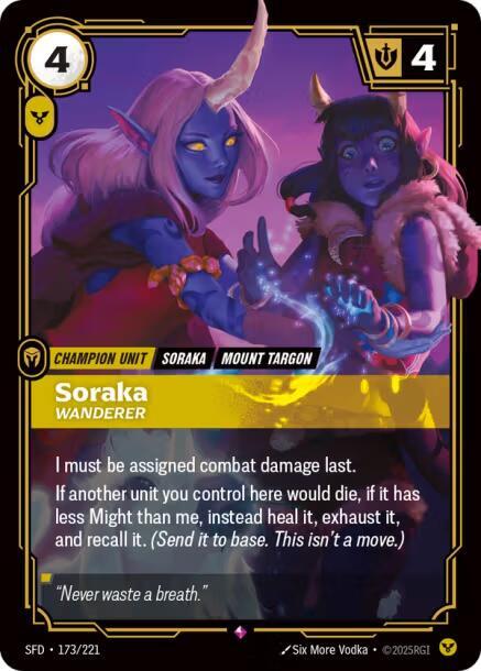 Soraka - Wanderer - Riftbound: League of Legends TCG