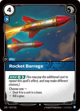 Rocket Barrage - Riftbound: League of Legends TCG