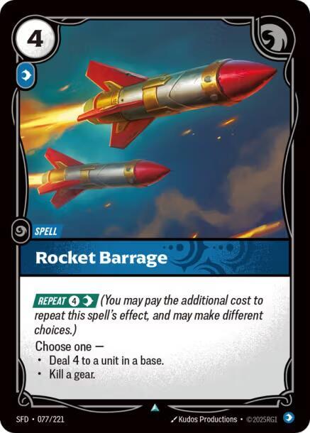 Rocket Barrage - Riftbound: League of Legends TCG