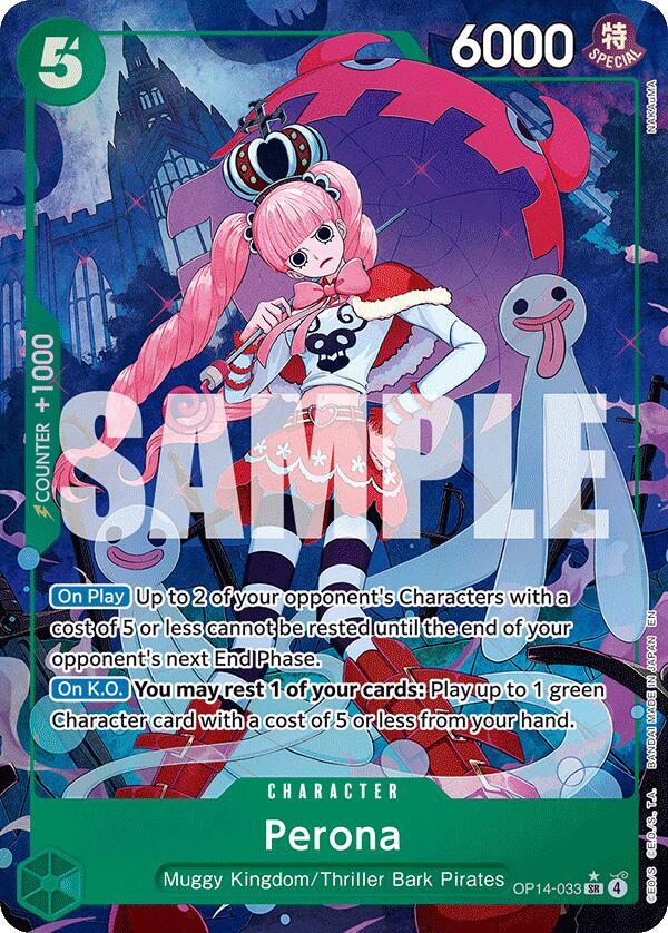Perona - OP14-033 (Alternate Art) - One Piece Card Game