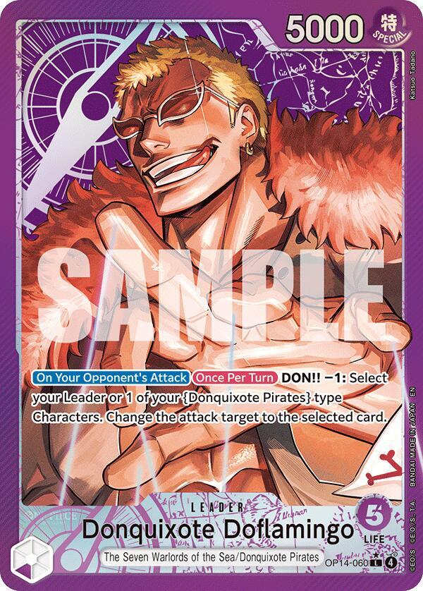 Donquixote Doflamingo - OP14-060 (Alternate Art) - One Piece Card Game