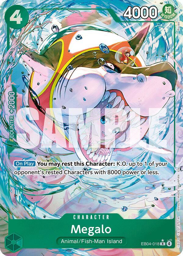 Megalo (Alternate Art) - One Piece Card Game