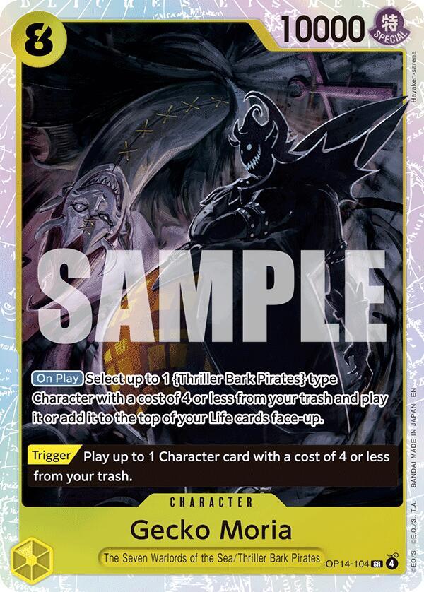 Gecko Moria - OP14-104 - One Piece Card Game