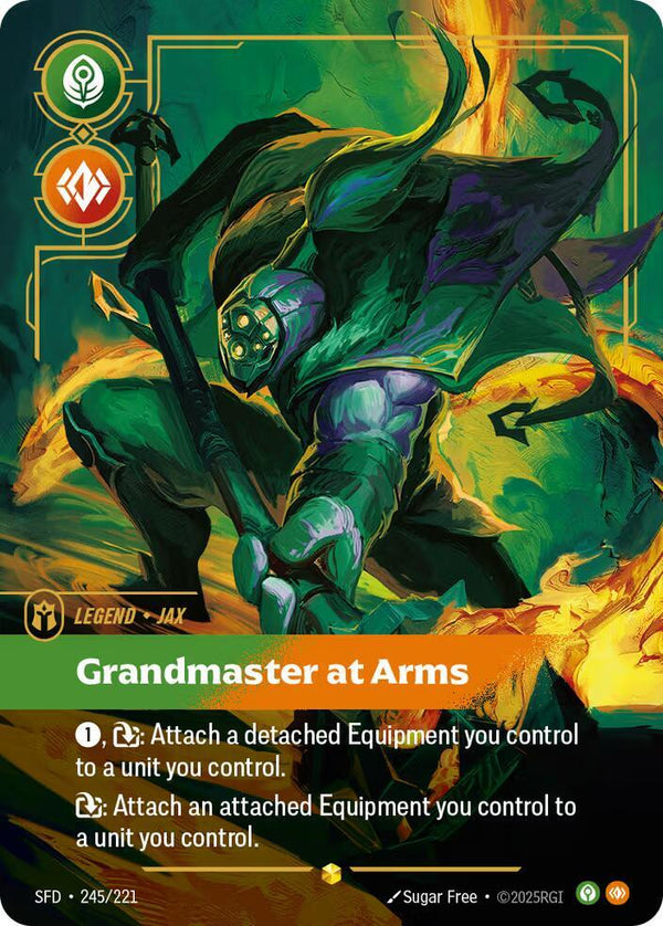 Jax - Grandmaster At Arms (Overnumbered) - Riftbound: League of Legends TCG