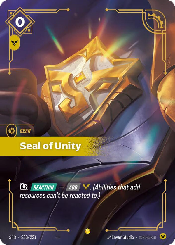 Seal of Unity (Overnumbered) - Riftbound: League of Legends TCG