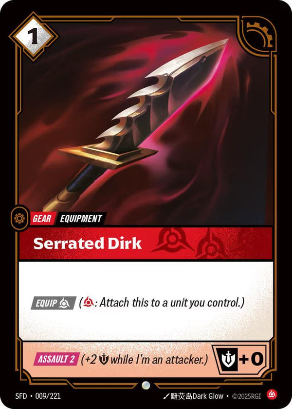 Serrated Dirk - Riftbound: League of Legends TCG