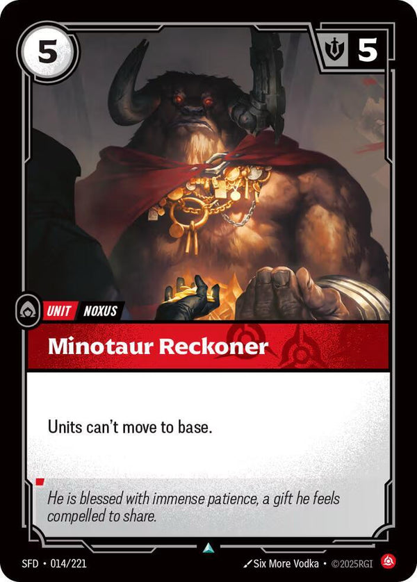 Minotaur Reckoner - Riftbound: League of Legends TCG