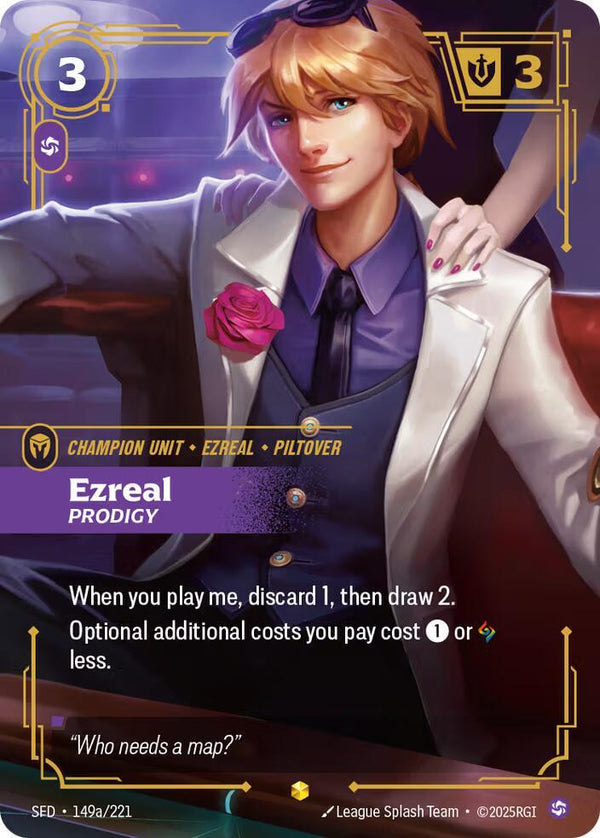 Ezreal - Prodigy (Alternate Art) - Riftbound: League of Legends TCG
