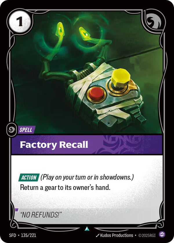 Factory Recall - Riftbound: League of Legends TCG