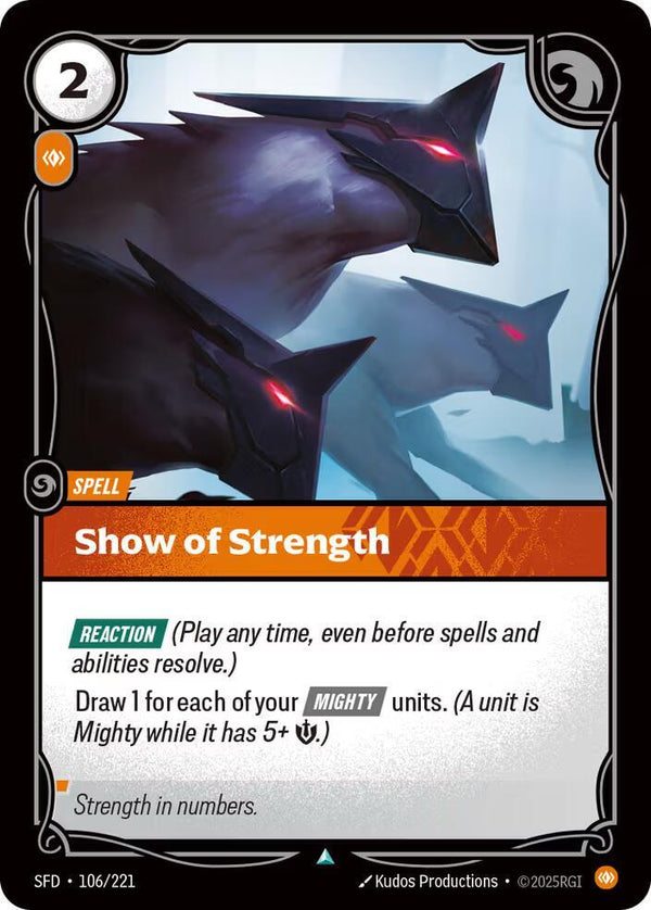Show of Strength - Riftbound: League of Legends TCG
