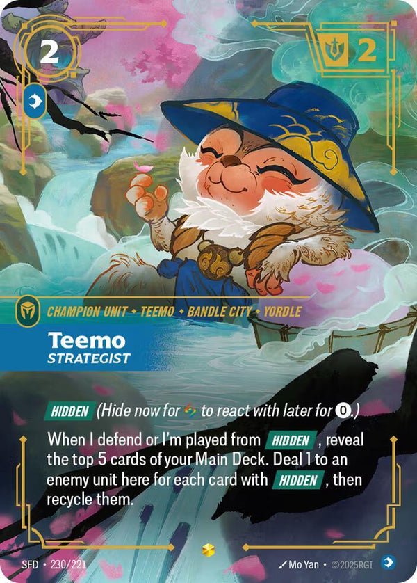 Teemo - Strategist (Overnumbered) - Riftbound: League of Legends TCG