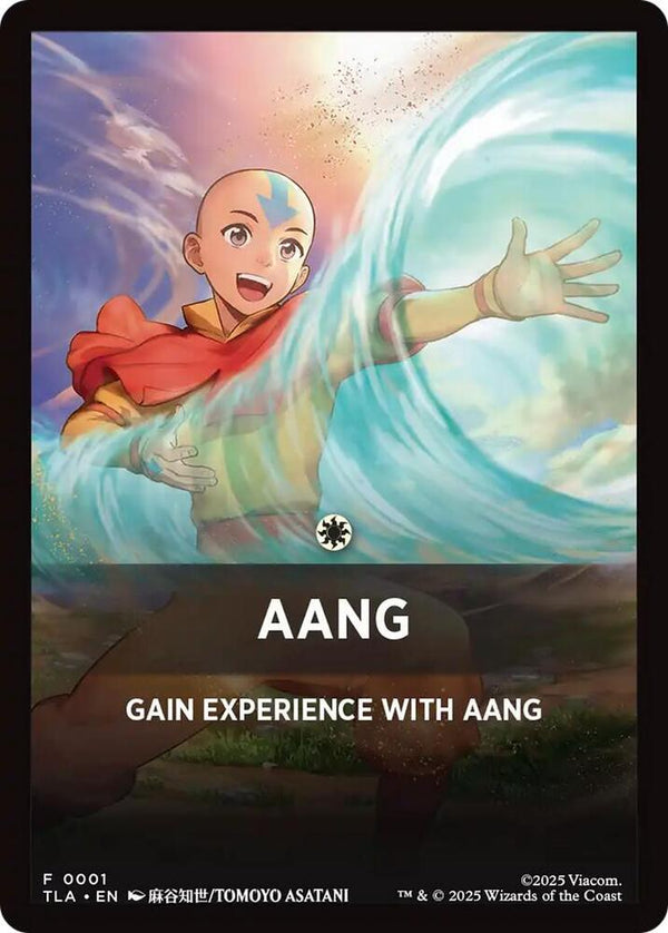 Aang Theme Card - Magic: The Gathering