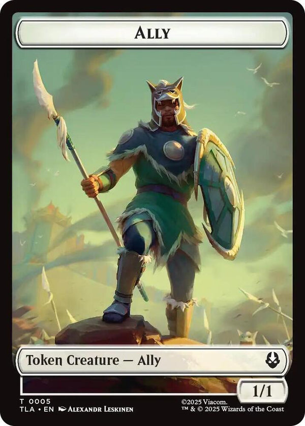 Ally (0005) // Clue (0018) Double-Sided Token - Magic: The Gathering