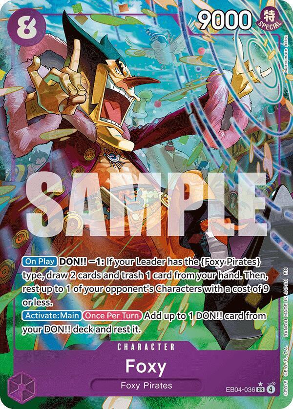 Foxy (Alternate Art) - One Piece Card Game