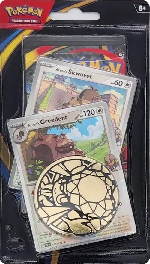 Phantasmal Flames Premium Checklane Blister [Arven's Greedent] - Pokémon